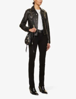 Paige Hoxton Straight High-rise Jeans -Whistles Store 188 3002369 18515212139 BLACKSHADOW ALT01