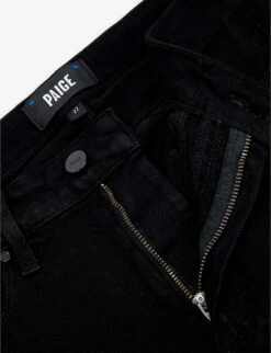 Paige Hoxton Straight High-rise Jeans -Whistles Store 188 3002369 18515212139 BLACKSHADOW ALT06