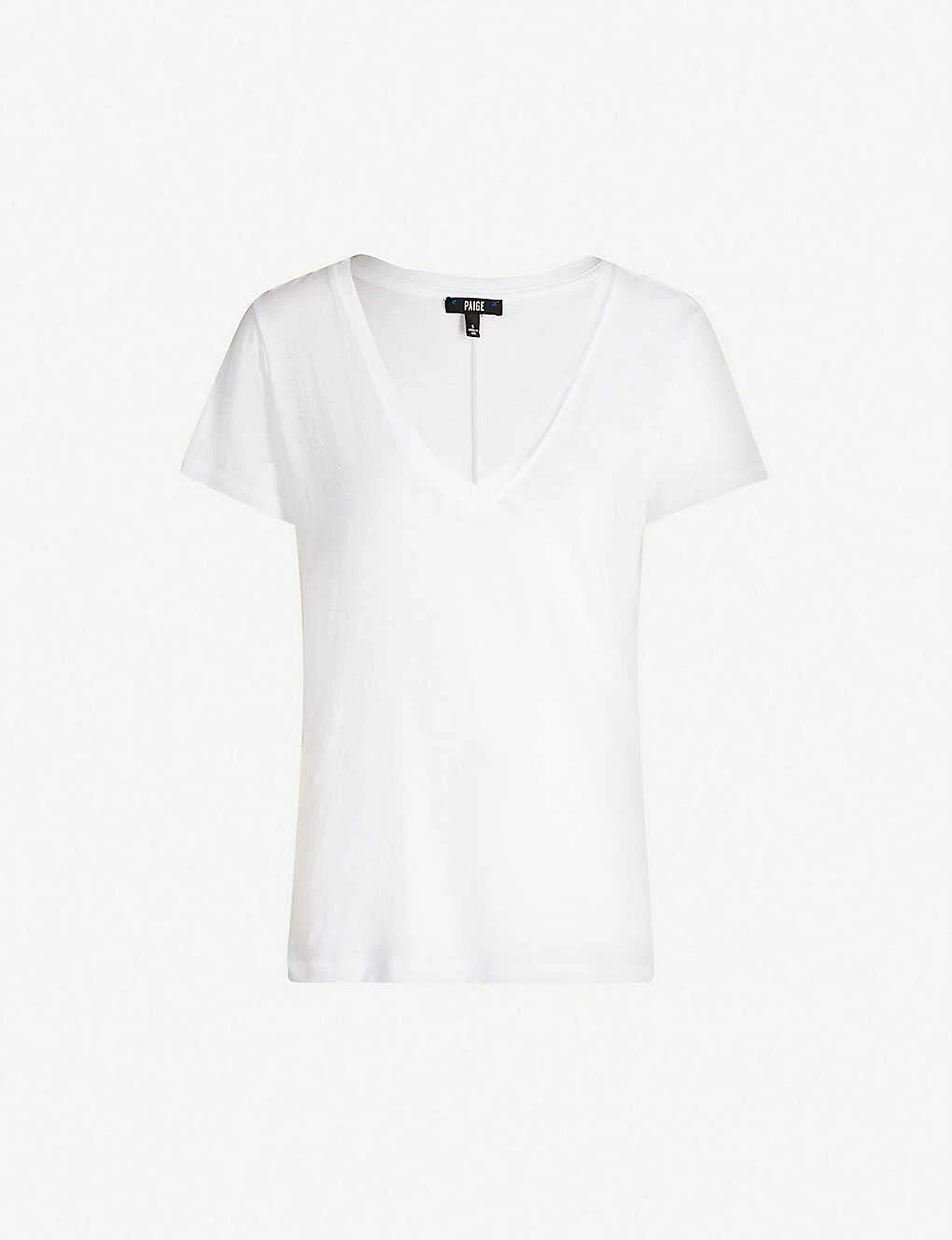 Paige Zaya V-neck Cotton And Modal-blend T-shirt 3 Paige Zaya V-neck Cotton And Modal-blend T-shirt