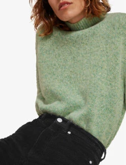 Whistles High-waist Corduroy Barrel Jeans -Whistles Store 501 10019 030249 BLACK ALT04