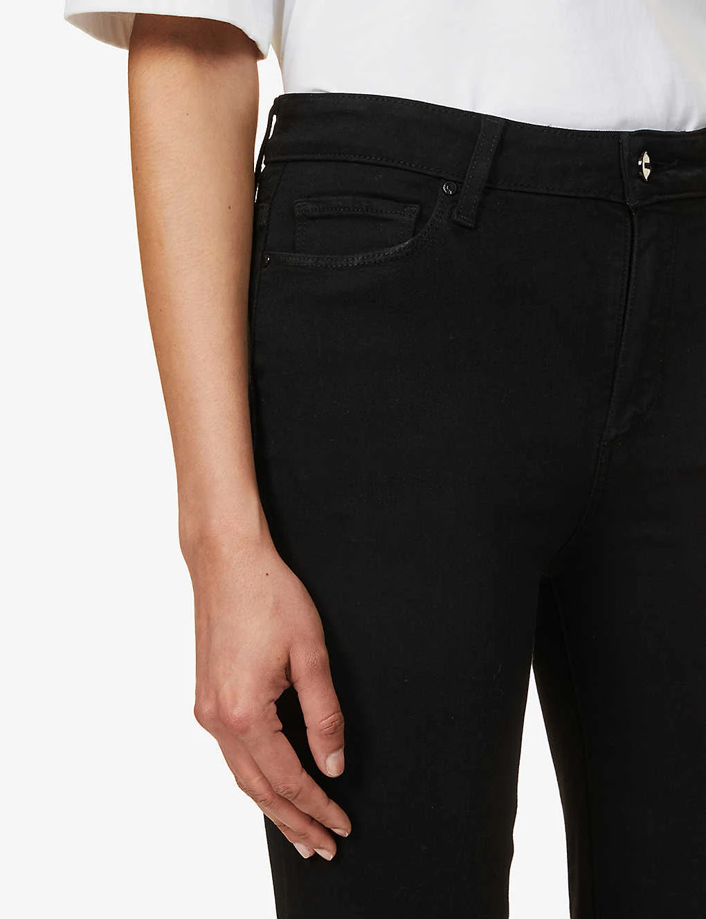 Paige Cindy Straight-leg High-rise Stretch-denim Jeans 7 Paige Cindy Straight-leg High-rise Stretch-denim Jeans - Image 5