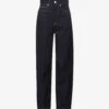 Whistles Authentic High-rise Straight-leg Jeans -Whistles Store R03710267 NAVY ALT10