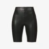 Commando Fitted High-rise Faux-leather Shorts 2 Commando Fitted High-rise Faux-leather Shorts -Whistles Store R03742244 BLACK M