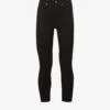 GOOD AMERICAN Good Waist Cropped High-rise Slim-fit Skinny Jeans 2 GOOD AMERICAN Good Waist Cropped High-rise Slim-fit Skinny Jeans -Whistles Store R03749412 BLACK001 M