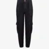 AllSaints Frieda Cargo-style Denim Trousers -Whistles Store R03753612 WASHEDBLACK M