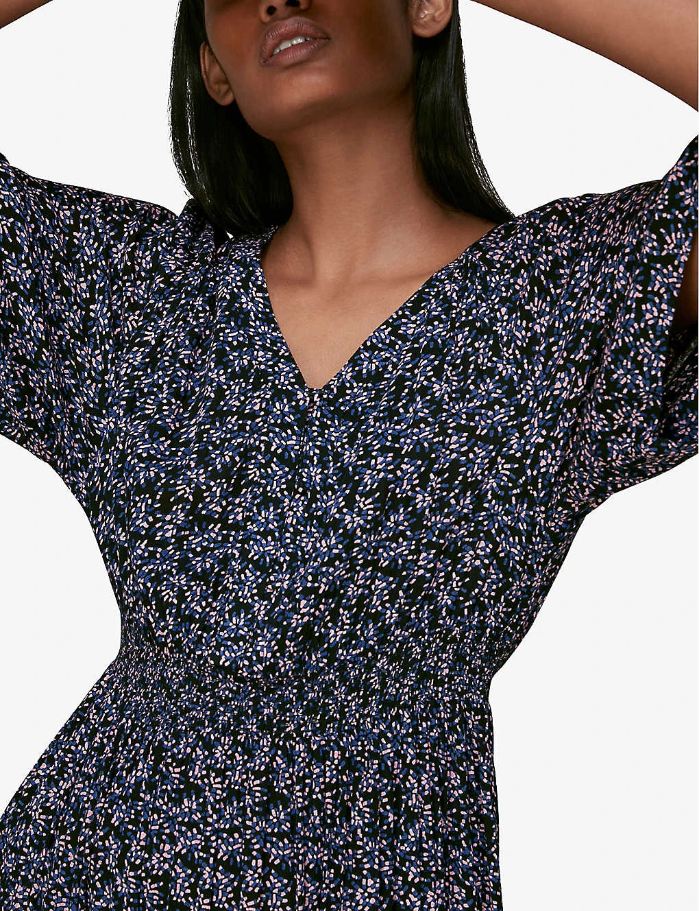 Whistles Kinetic Floral-print Woven Midi Dress 7 Whistles Kinetic Floral-print Woven Midi Dress - Image 5