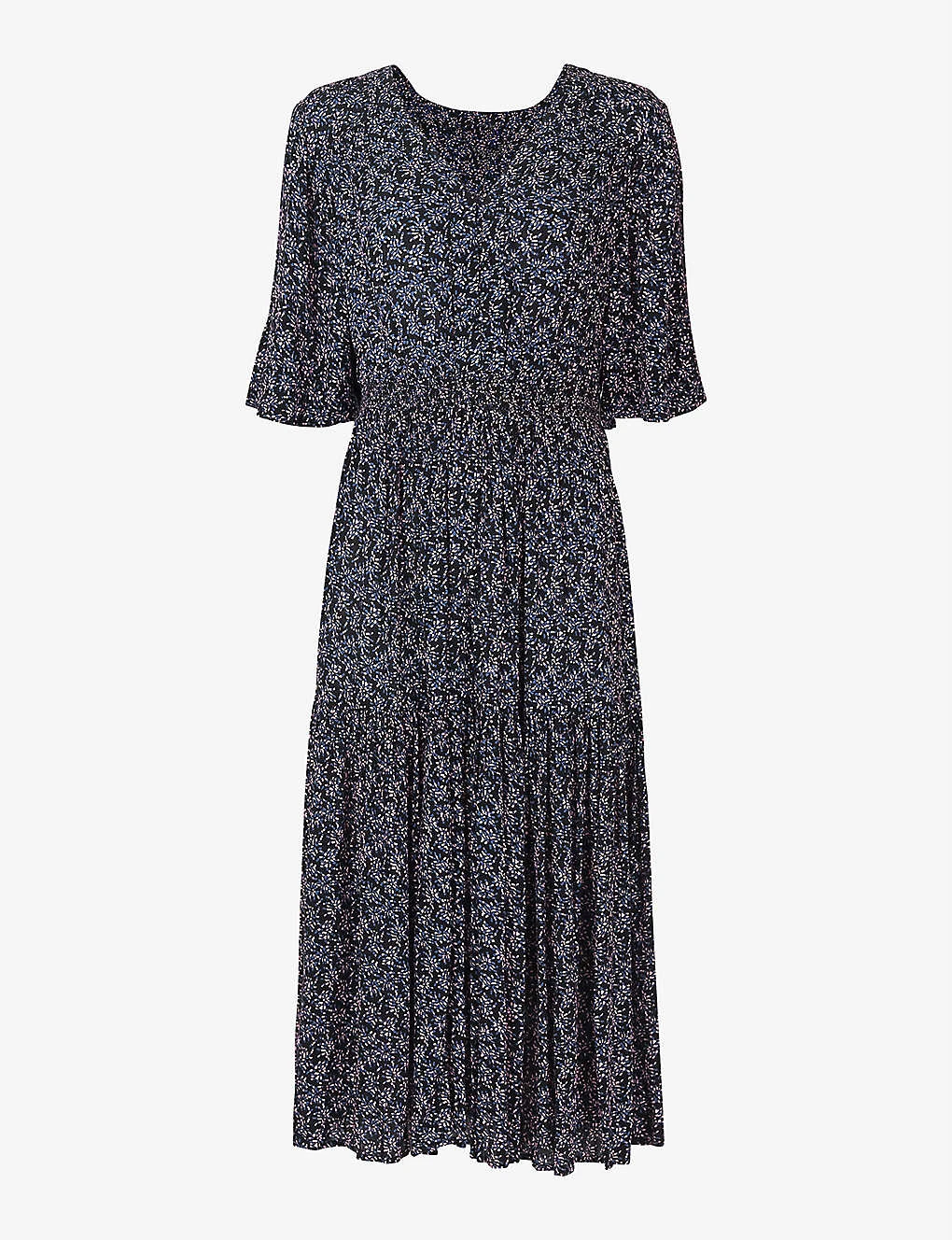 Whistles Kinetic Floral-print Woven Midi Dress 3 Whistles Kinetic Floral-print Woven Midi Dress