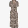 Whistles Ada Animal-print Midi Dress -Whistles Store R03797923 MULTICOLOURED M