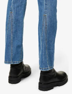 Zadig & Voltaire Eclipse Bootcut Denim Jeans -Whistles Store R03799383 BLEU ALT05