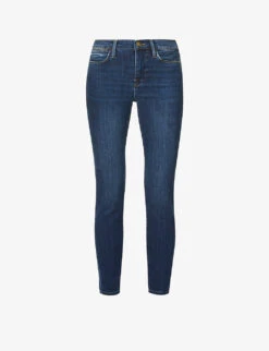 FRAME Le High Skinny-leg High-rise Stretch-denim Jeans