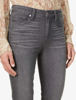 Paige Hoxton Skinny High-rise Stretch-denim Jeans -Whistles Store R03820906 GREYPEAKS ALT05
