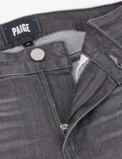 Paige Hoxton Skinny High-rise Stretch-denim Jeans -Whistles Store R03820906 GREYPEAKS ALT06