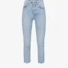AGOLDE Riley Straight Cropped Mid-rise Jeans -Whistles Store R03830514 SHIVER M