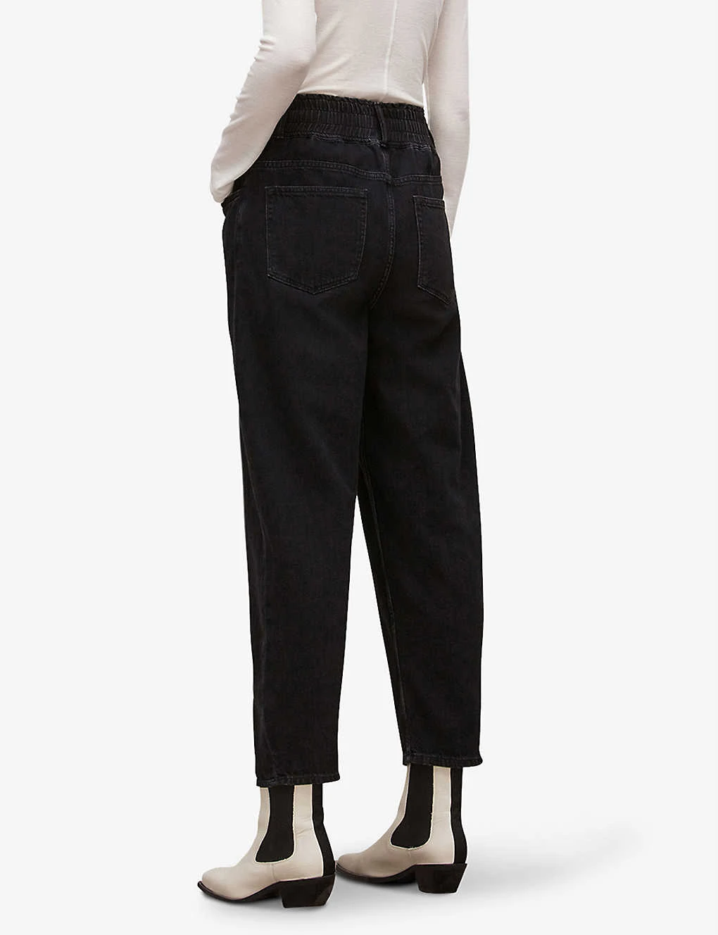 AllSaints Hailey High-rise Wide-leg Denim Jeans 6 AllSaints Hailey High-rise Wide-leg Denim Jeans - Image 4