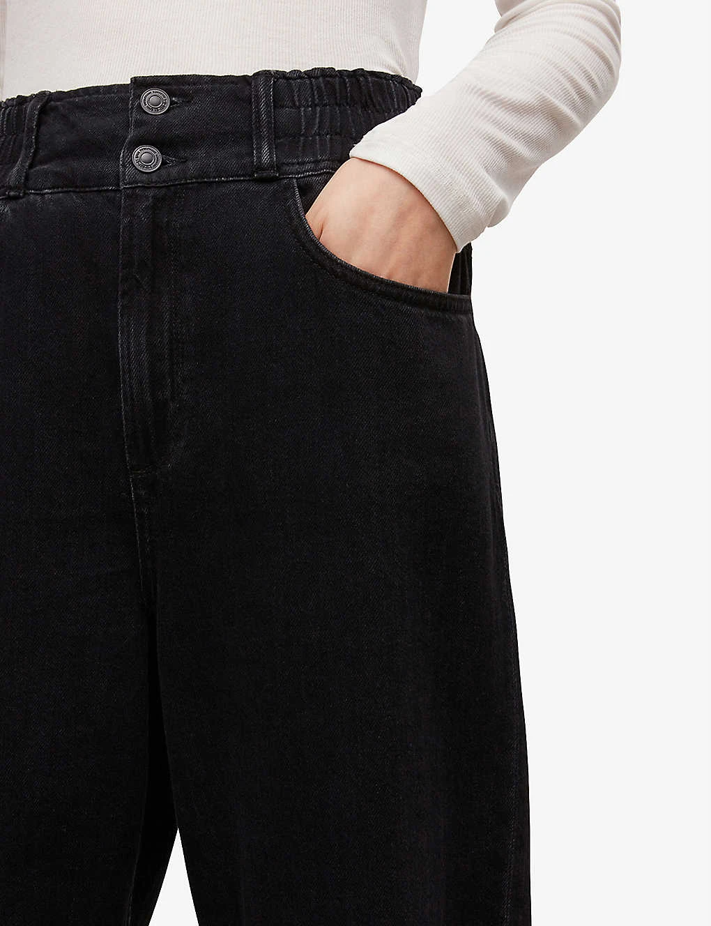 AllSaints Hailey High-rise Wide-leg Denim Jeans 7 AllSaints Hailey High-rise Wide-leg Denim Jeans - Image 5