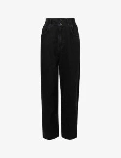 AllSaints Hailey High-rise Wide-leg Denim Jeans