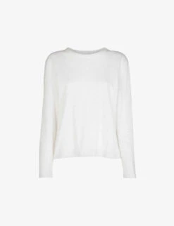 Whistles Emily Long-sleeved Cotton T-shirt