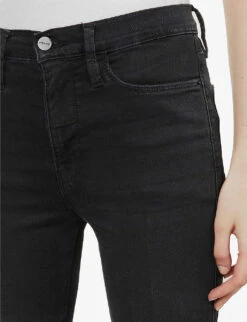 FRAME Le Sylvie Straight-leg High-rise Stretch-denim Jeans -Whistles Store R03850672 KERRY ALT04