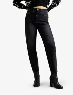 Ted Baker Bootis Barrel-fit Denim Jeans -Whistles Store R03869200 BLACK ALT02