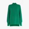Whistles Funnel-neck Balloon-sleeved Stretch Knitted Jumper