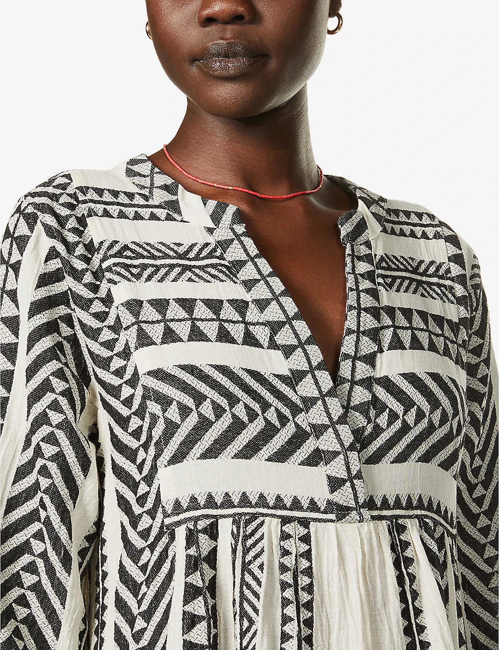 Devotion Twins Ella Flared-sleeve Cotton Mini Dress 7 Devotion Twins Ella Flared-sleeve Cotton Mini Dress - Image 5