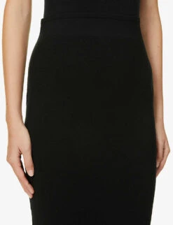 Joseph Fitted Silk-blend Midi Pencil Skirt 11 Joseph Fitted Silk-blend Midi Pencil Skirt -Whistles Store R03900693 BLACK ALT04