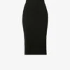 Joseph Fitted Silk-blend Midi Pencil Skirt -Whistles Store R03900693 BLACK M