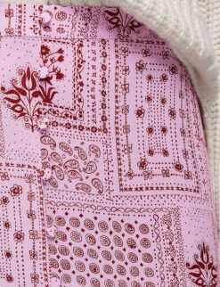 Whistles Bandana-print Woven Midi Skirt -Whistles Store R03918367 MULTICOLOURED ALT04