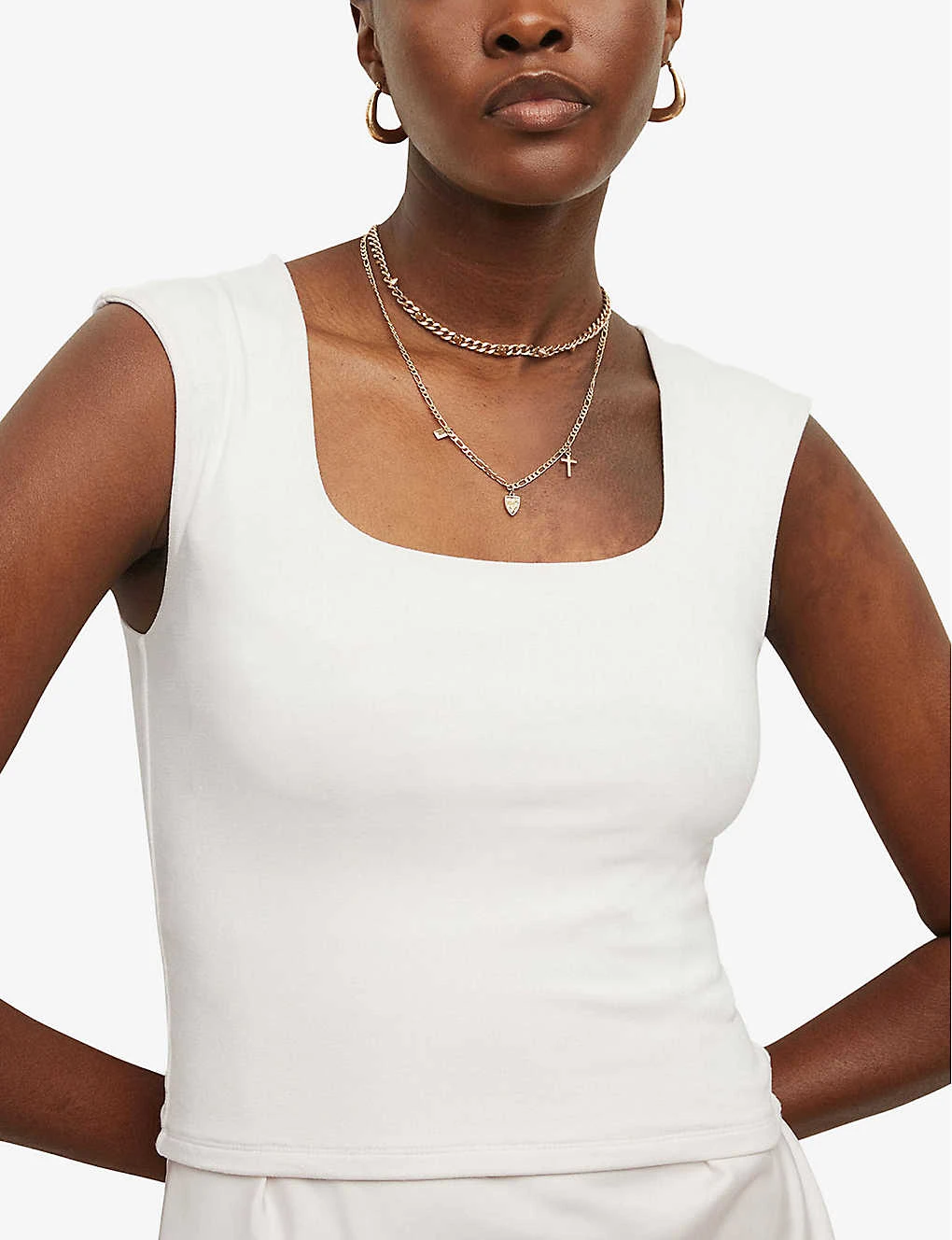 AllSaints Tamie Stretch-woven Vest Top 7 AllSaints Tamie Stretch-woven Vest Top - Image 5