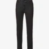 GOOD AMERICAN Good Straight Washed Straight-leg High-rise Stretch-organic-cotton Blend Denim Jeans 1 GOOD AMERICAN Good Straight Washed Straight-leg High-rise Stretch-organic-cotton Blend Denim Jeans -Whistles Store R03930106 BLACK184 M
