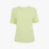 Whistles Emily Relaxed-fit Cotton T-shirt -Whistles Store R03937286 LIME M
