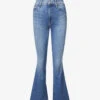 MOTHER The Weekender Fray Flared Mid-rise Stretch-denim Jeans 1 MOTHER The Weekender Fray Flared Mid-rise Stretch-denim Jeans -Whistles Store R03945071 AGROOVYKINDOFLOVE M