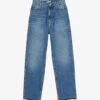 Sandro Clark Faded-wash Tapered High-rise Jeans 1 Sandro Clark Faded-wash Tapered High-rise Jeans -Whistles Store R03948122 BLEUS M