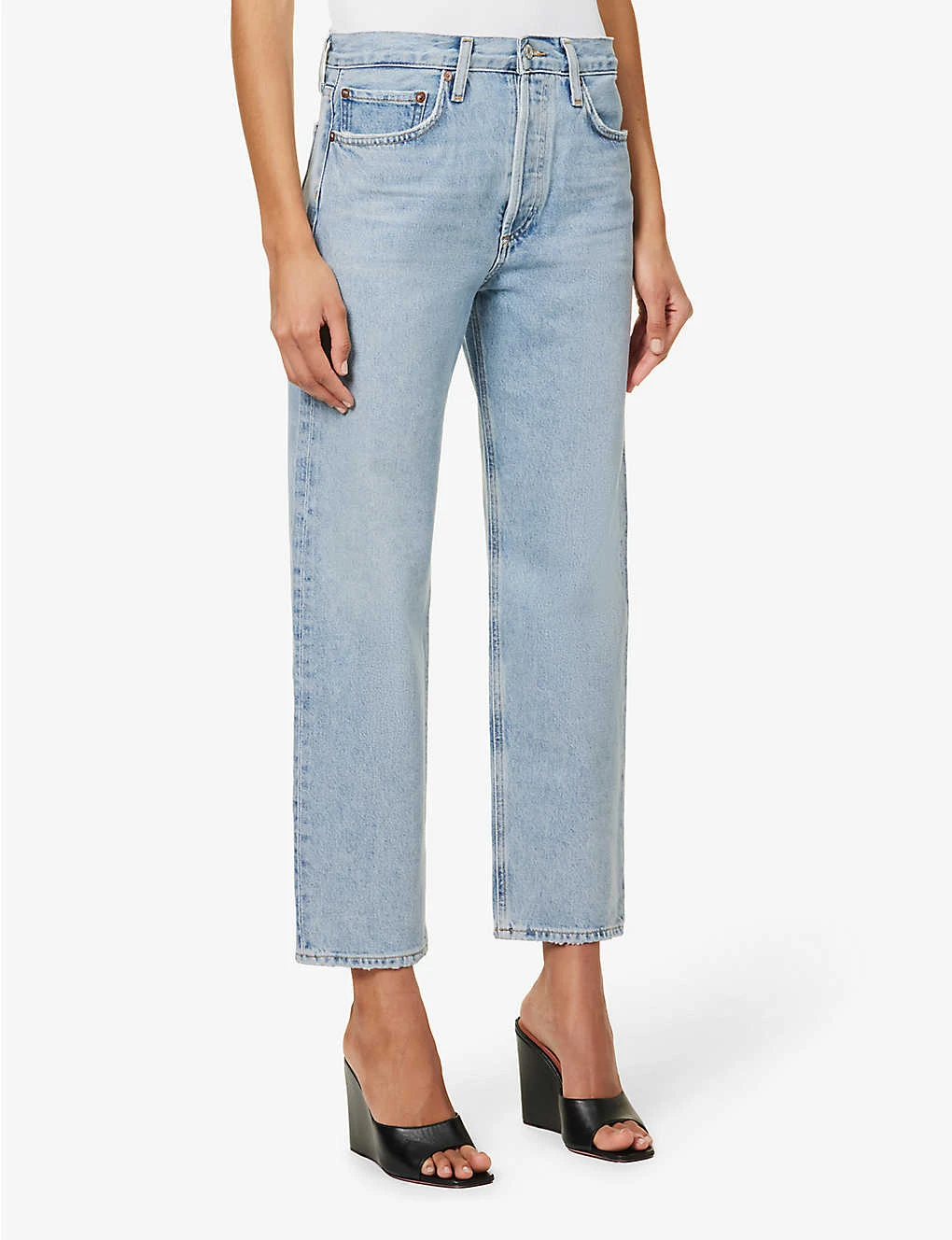 AGOLDE Wyman Straight-leg Low-rise Organic-denim Jeans 5 AGOLDE Wyman Straight-leg Low-rise Organic-denim Jeans - Image 3