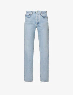 AGOLDE Wyman Straight-leg Low-rise Organic-denim Jeans