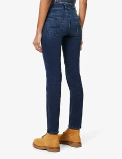 7 For All Mankind Roxanne Slim-fit Mid-rise Stretch-denim Jeans -Whistles Store R03955411 PARKAVE ALT03