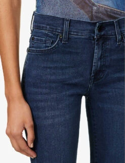 7 For All Mankind Roxanne Slim-fit Mid-rise Stretch-denim Jeans -Whistles Store R03955411 PARKAVE ALT04