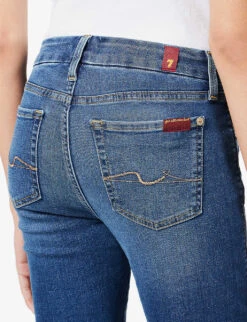 7 For All Mankind Kimmie Straight-leg Mid-rise Stretch-denim Jeans -Whistles Store R03955415 DUCHESS ALT05