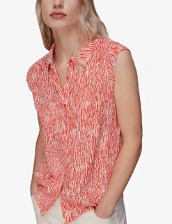 Whistles Woodland Animal-print Woven Shirt -Whistles Store R03957361 MULTICOLOURED ALT02