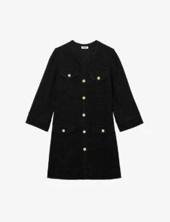 Sandro Keren Knitted Cotton-blend Dress