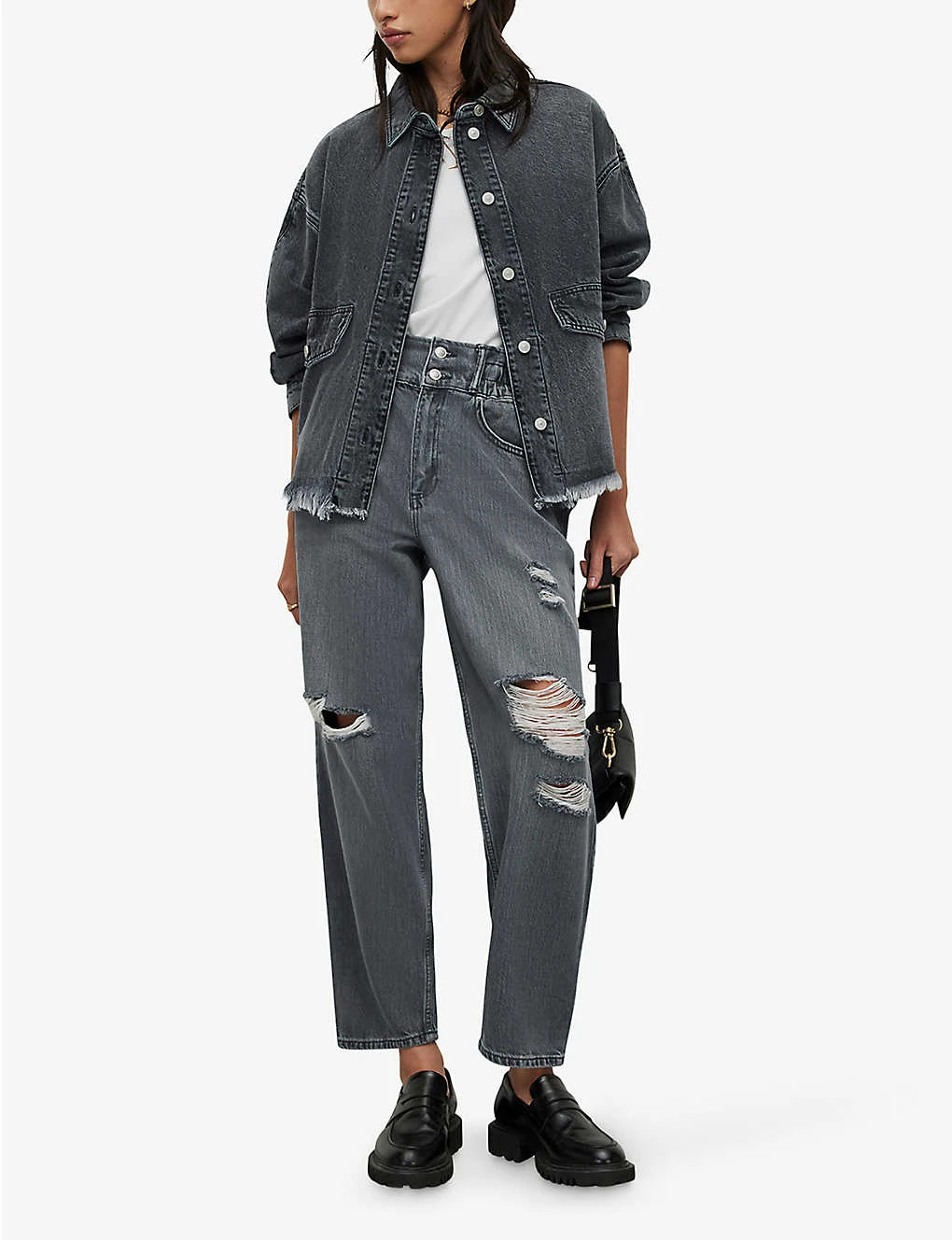 AllSaints Hailey Straight-leg High-rise Organic-cotton Jeans 4 AllSaints Hailey Straight-leg High-rise Organic-cotton Jeans - Image 2