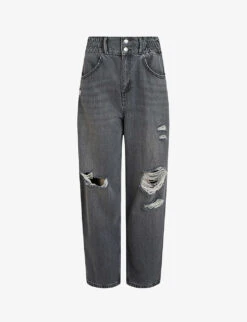 AllSaints Hailey Straight-leg High-rise Organic-cotton Jeans