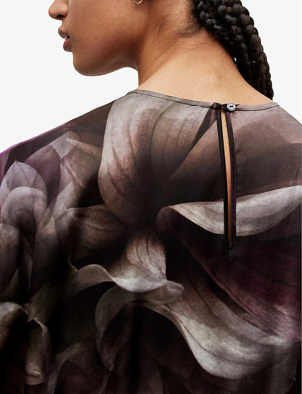 AllSaints Etta Margeaux Floral-print Silk-blend Maxi Dress 7 AllSaints Etta Margeaux Floral-print Silk-blend Maxi Dress - Image 5