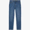 THE KOOPLES Faded Slim-fit High-rise Jeans -Whistles Store R03971573 BLUE6 M