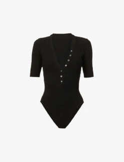 Jacquemus Le Body Yauco V-neck Stretch-woven Body