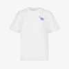 Hotchpotch Arrow Logo-print Cotton-jersey T-shirt -Whistles Store R03974552 WHITEMULTICOLOUR M
