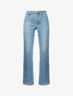 Joseph Fulham Straight-leg High-rise Jeans