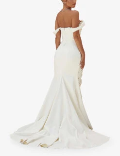 Delphine Sleeveless Satin Maxi Dress -Whistles Store R03998257 IVORY ALT03