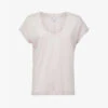 Reiss Caia Relaxed-fit Cotton-blend T-shirt -Whistles Store R04006626 LIGHTPINK M