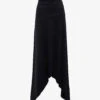 AllSaints Gia Ribbed Stretch-cotton Midi Skirt -Whistles Store R04006697 BLACK M